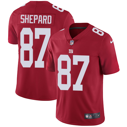 2019 men New York Giants #87 Shepard red Nike Vapor Untouchable Limited NFL Jersey->new york giants->NFL Jersey